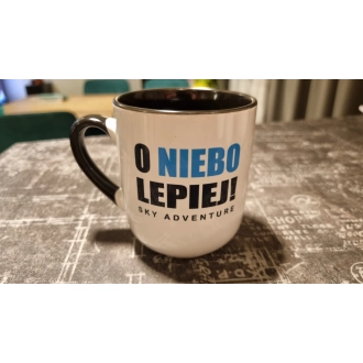 Kubek kawowy O NIEBO LEPIEJ!